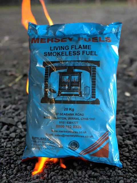 1 Bag Of Mersey Fuels Smokeless Coal Ovoids (Excell) - Flying Dutchman Stores