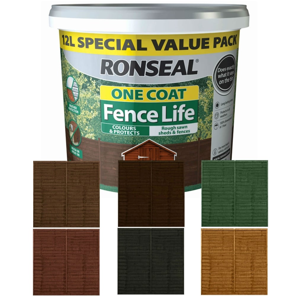 Ronseal One Coat Fencelife 5ltrs - Flying Dutchman Stores