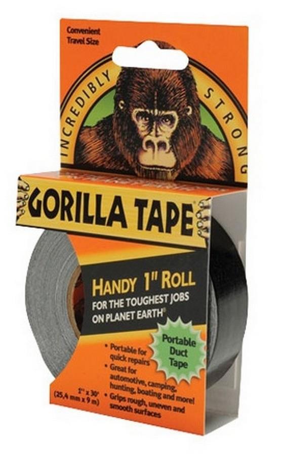 Gorilla Tape Black Handy Roll 9m - Flying Dutchman Stores