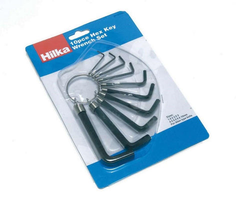 Hilka 21151002 Hex Key Set Metric 10pc - Flying Dutchman Stores