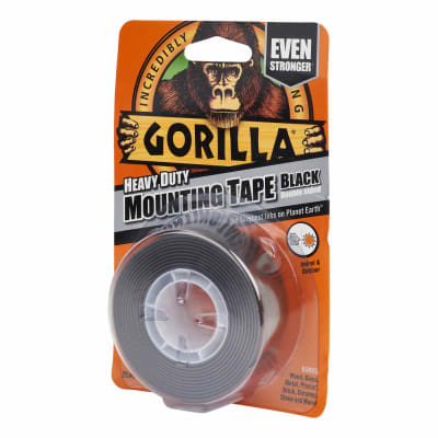 GORILLA HEAVY DUTY MOUNTING TAPE – BLACK - Flying Dutchman Stores