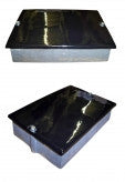 Cast Iron Soot Box (9" by 6")(BLACK ENAMEL) - Flying Dutchman Stores