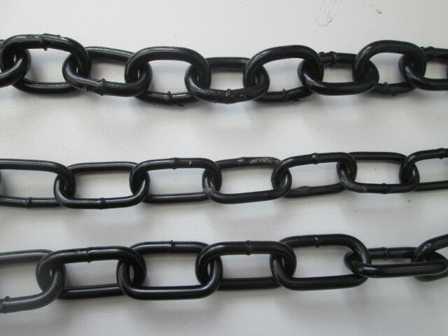 WELDED CHAIN 5.0X35MM BLACK PER METER - Flying Dutchman Stores